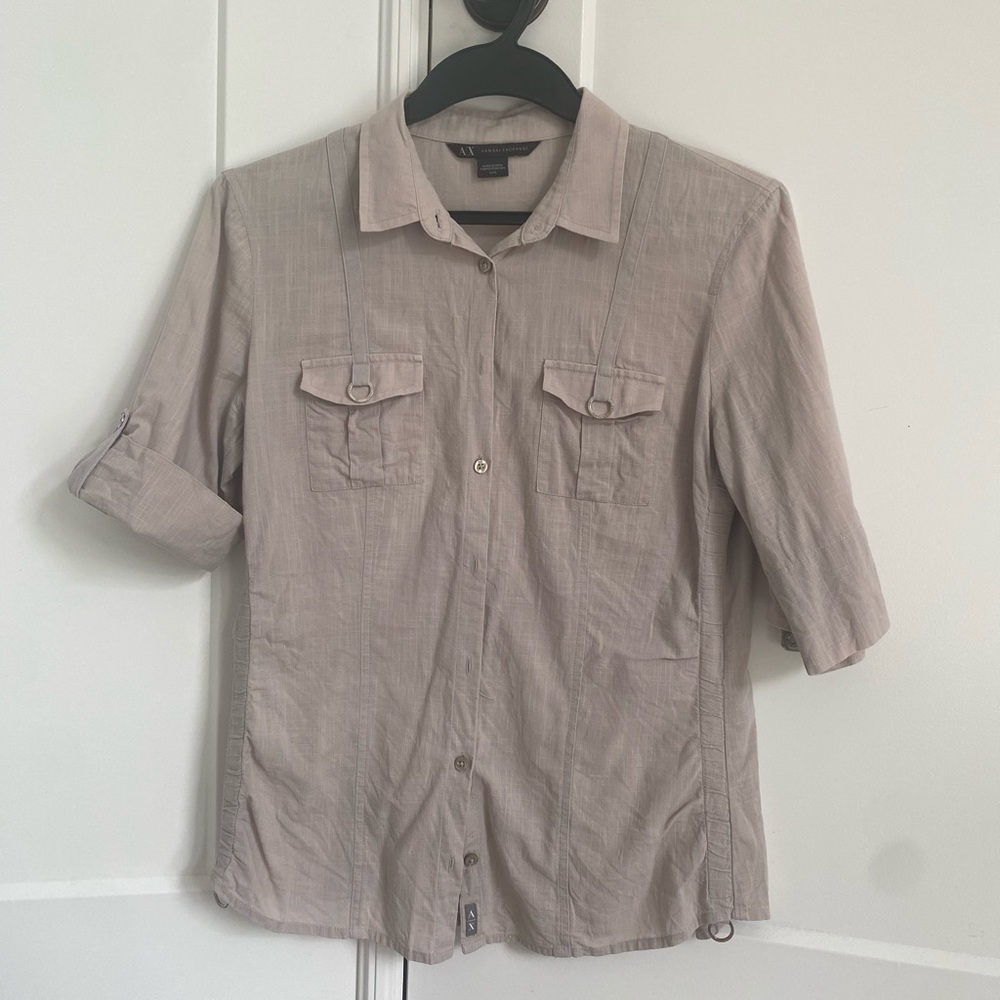 Armani Exchange Vintage “cargo” button down
